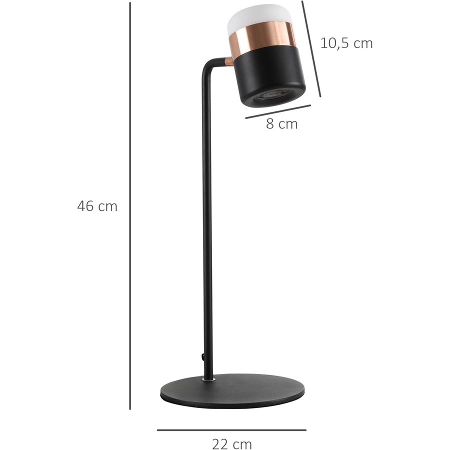 HOMCOM Tischlampe bunt