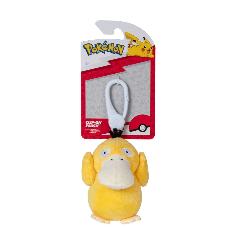 Pokemon - Plys Clip on W9 Assorteret