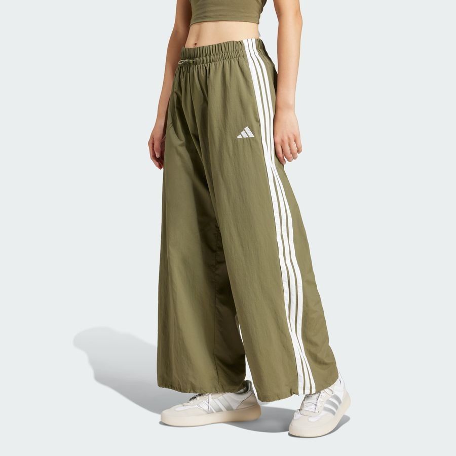 Adidas Pantalon parachute en toile 3 bandes Essentials Lifestyle