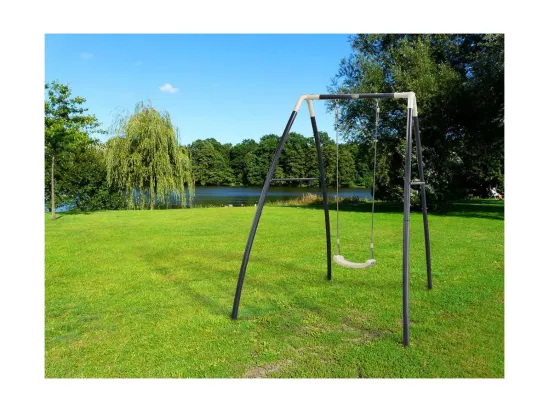 Portique balançoire simple en métal Swing