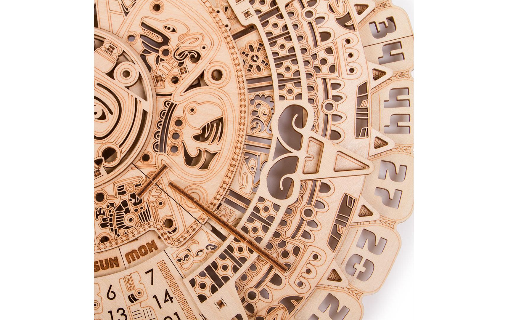 Bausatz Maya-KalenderKalender 3D Bausatz aus Holz