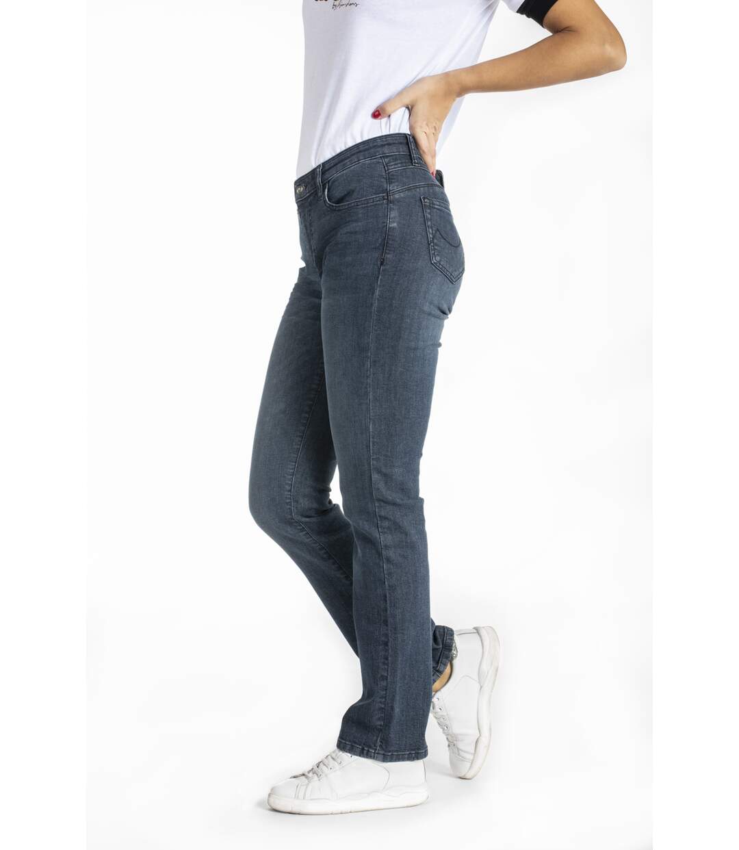 Jeans coupe droite brossé ODEL DENIM