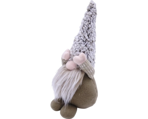Decoratief Kerstmanfiguur, Lafiora, 15 x 12 x 32 cm, bruin