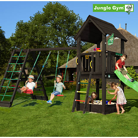 Jungle Gym Club legetårn inkl. climb sort ex slide