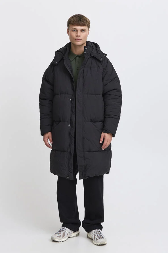 !Solid SDMilo Puffer Long True black