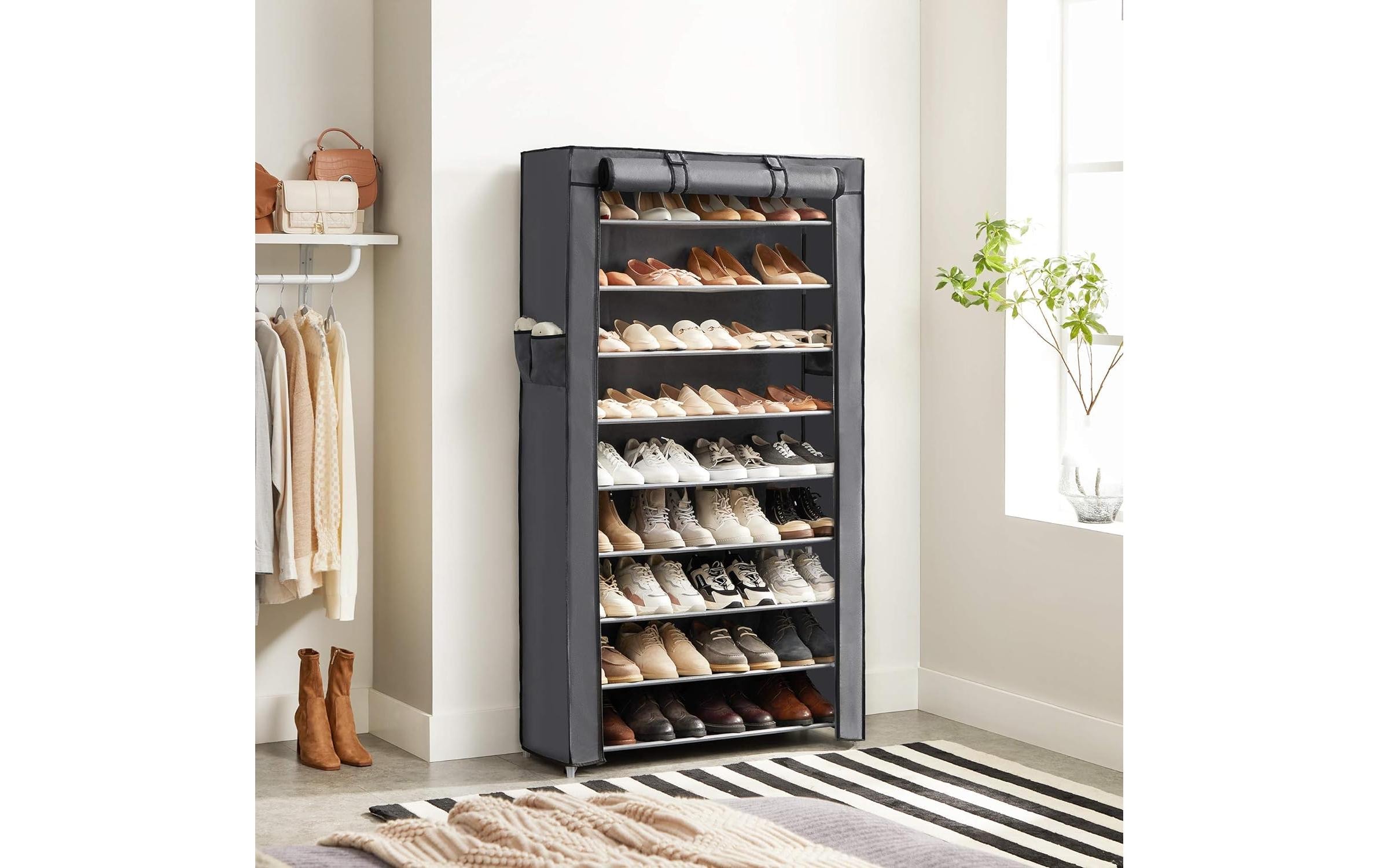 SONGMICS Schuhregal »mit Abdeckung«