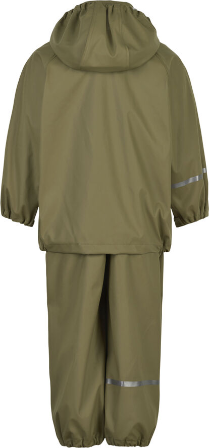 CeLaVi Basic rainwear set -solid PU Khaki