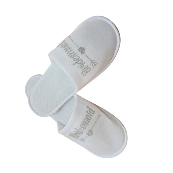 INF Brudesvenn Slippers for Bryllup, Spa og Hotell - Komfortable Engangs Tøfler