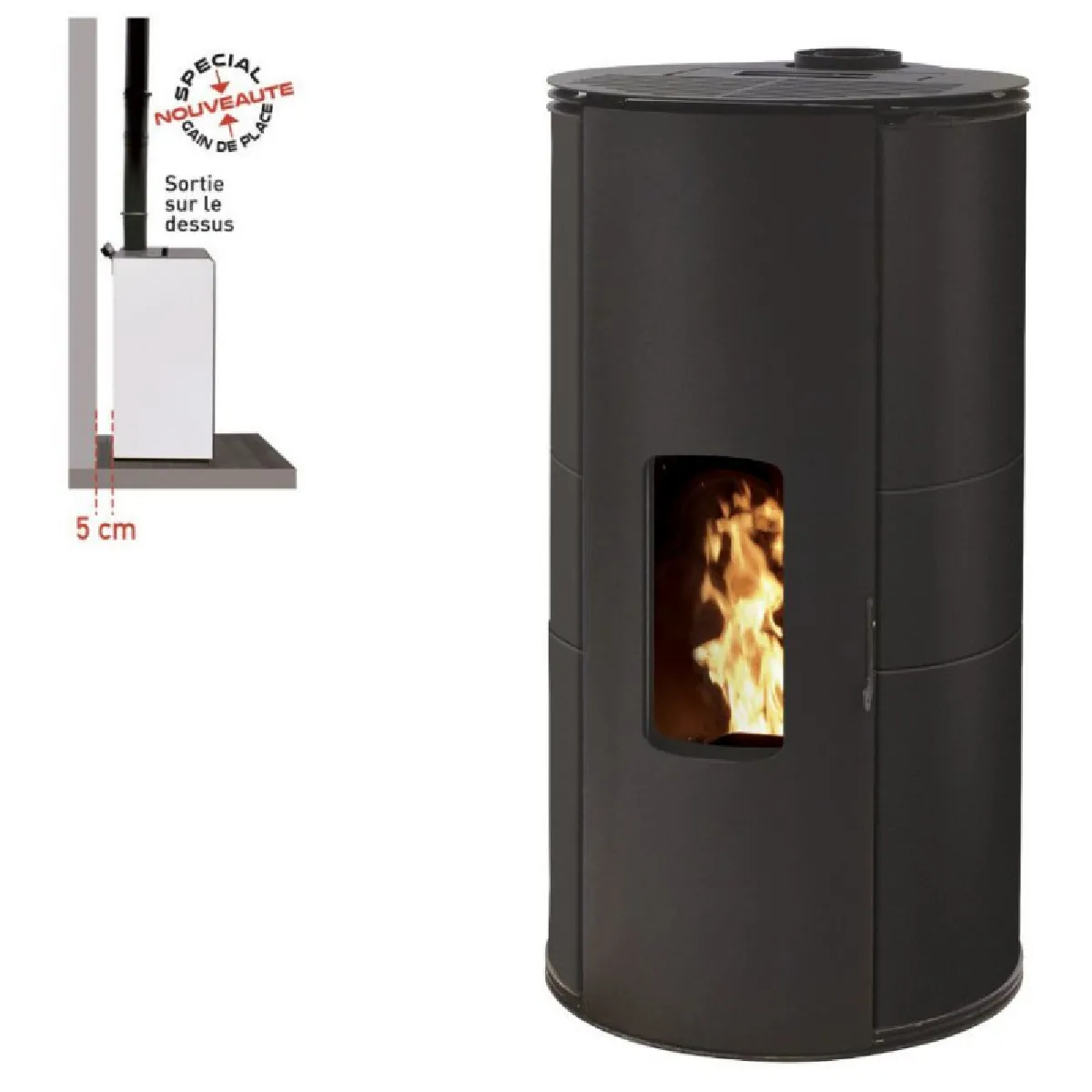 Interstoves Giulia 9 Pack - Noir