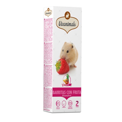 Barras de frutas Vivanimals para hamsters