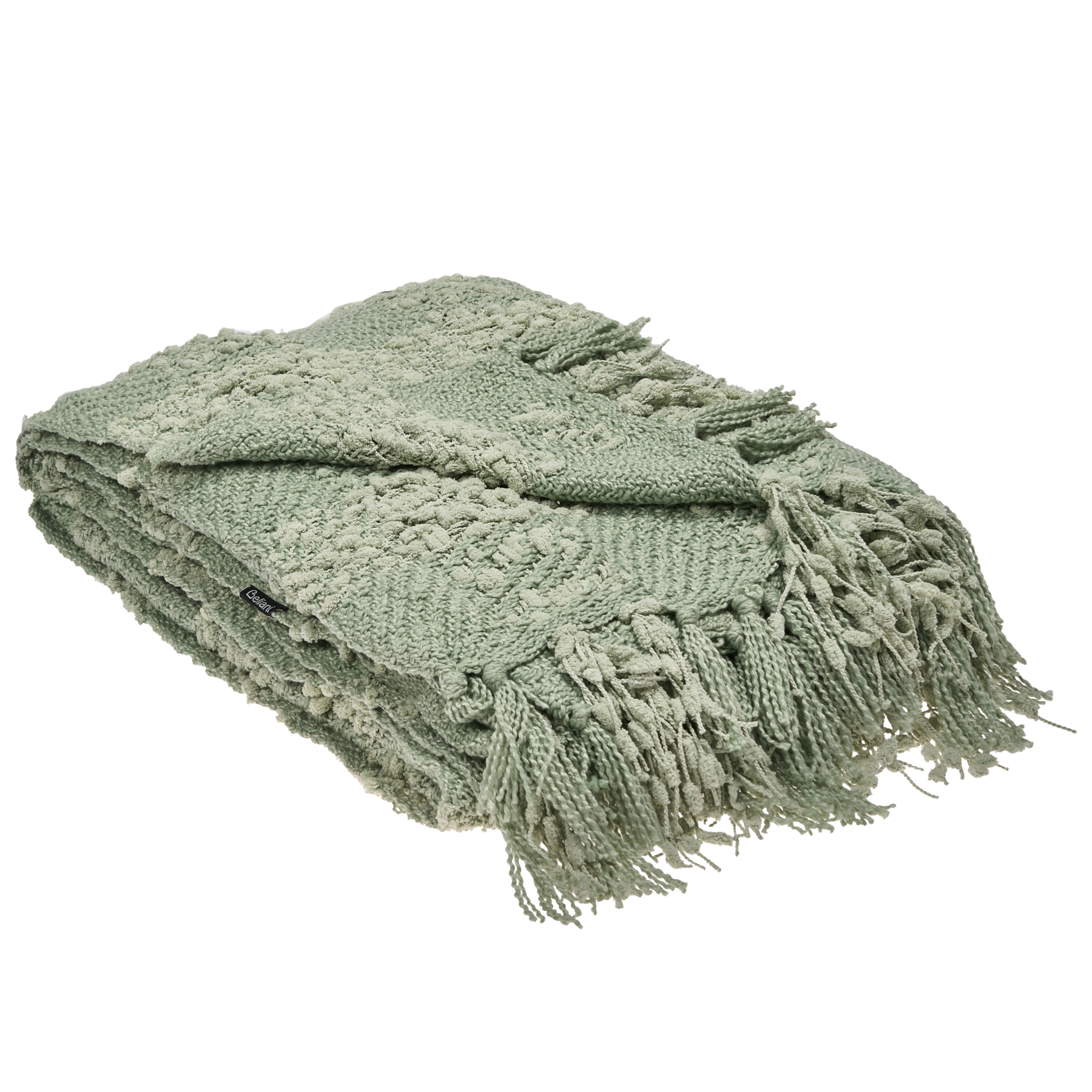 Beliani - VELLA - Plaid - Groen - 200 x 220 cm - Polyester