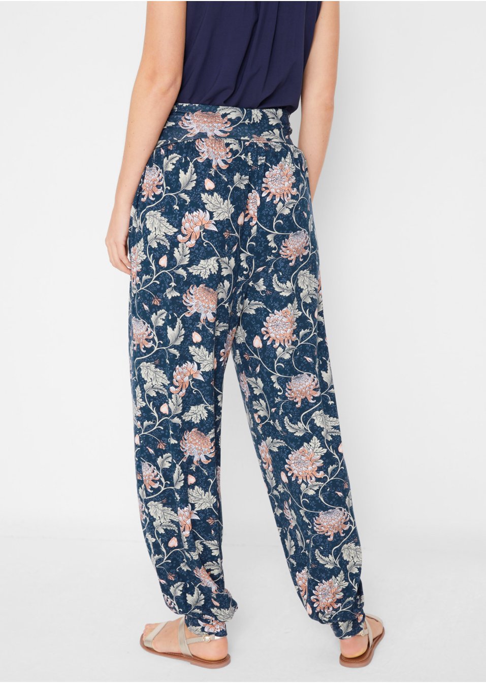 Pantalon sarouel en jersey, taille confortable, Loose Fit