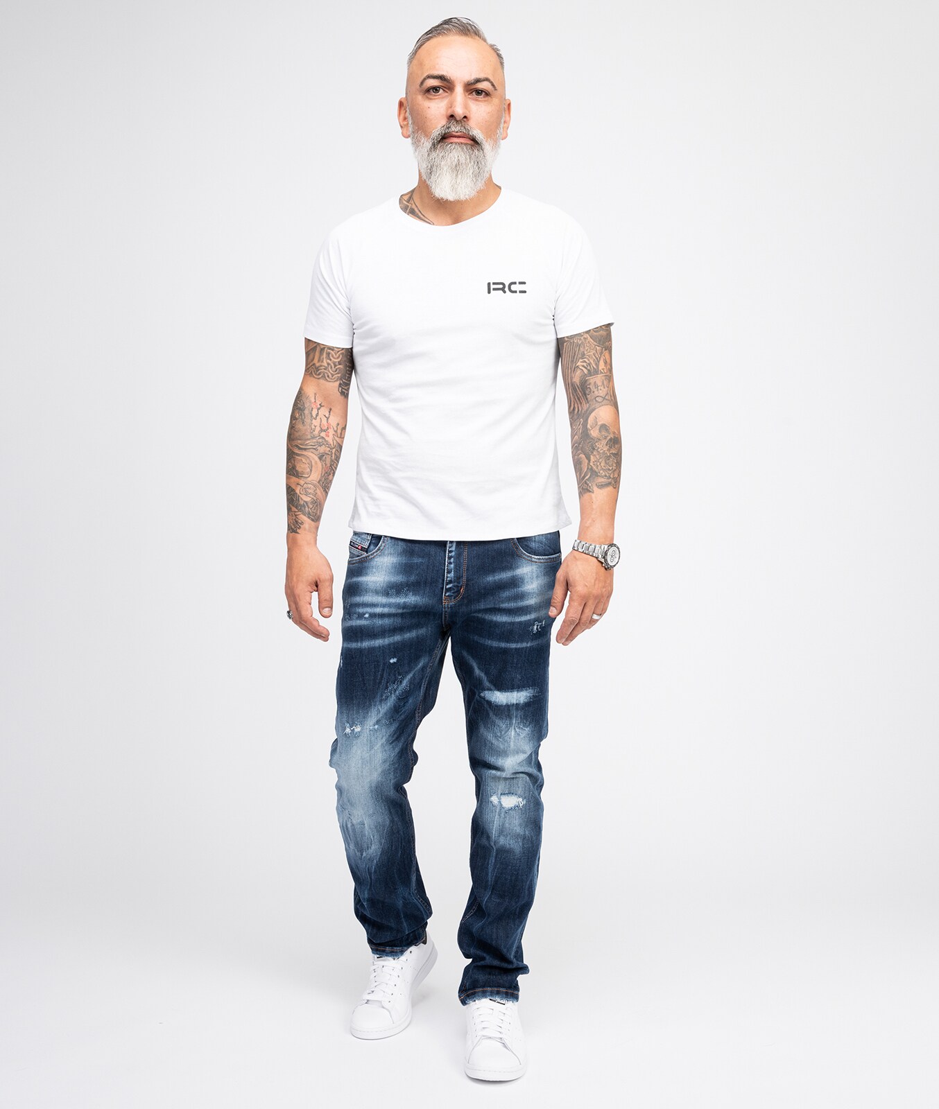 Rock Creek Jeans Regular Fit Used-Look