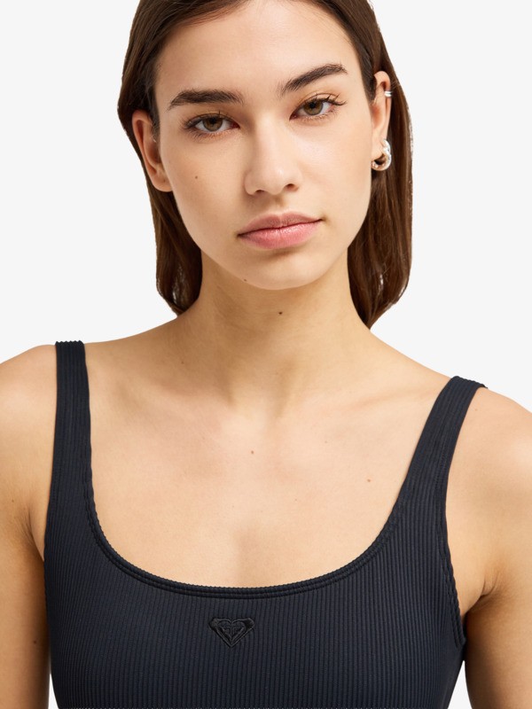 Roxy Love One-Piece Maillot de bain une pièce Boyleg Noir Femme