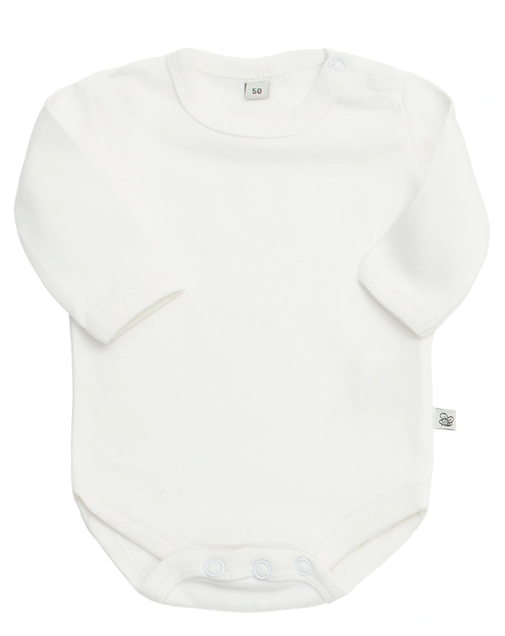 Langarmbody BASIC 4er-Pack in weiß