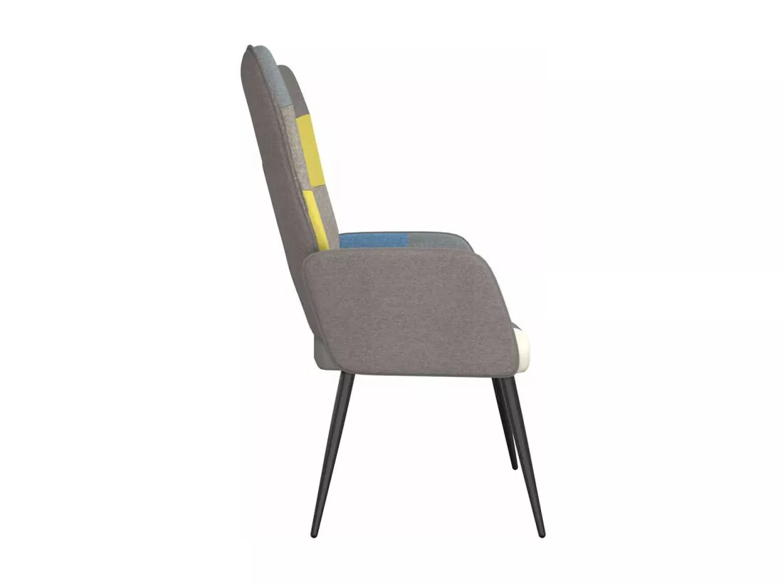 Chaise de relaxation Patchwork Tissu