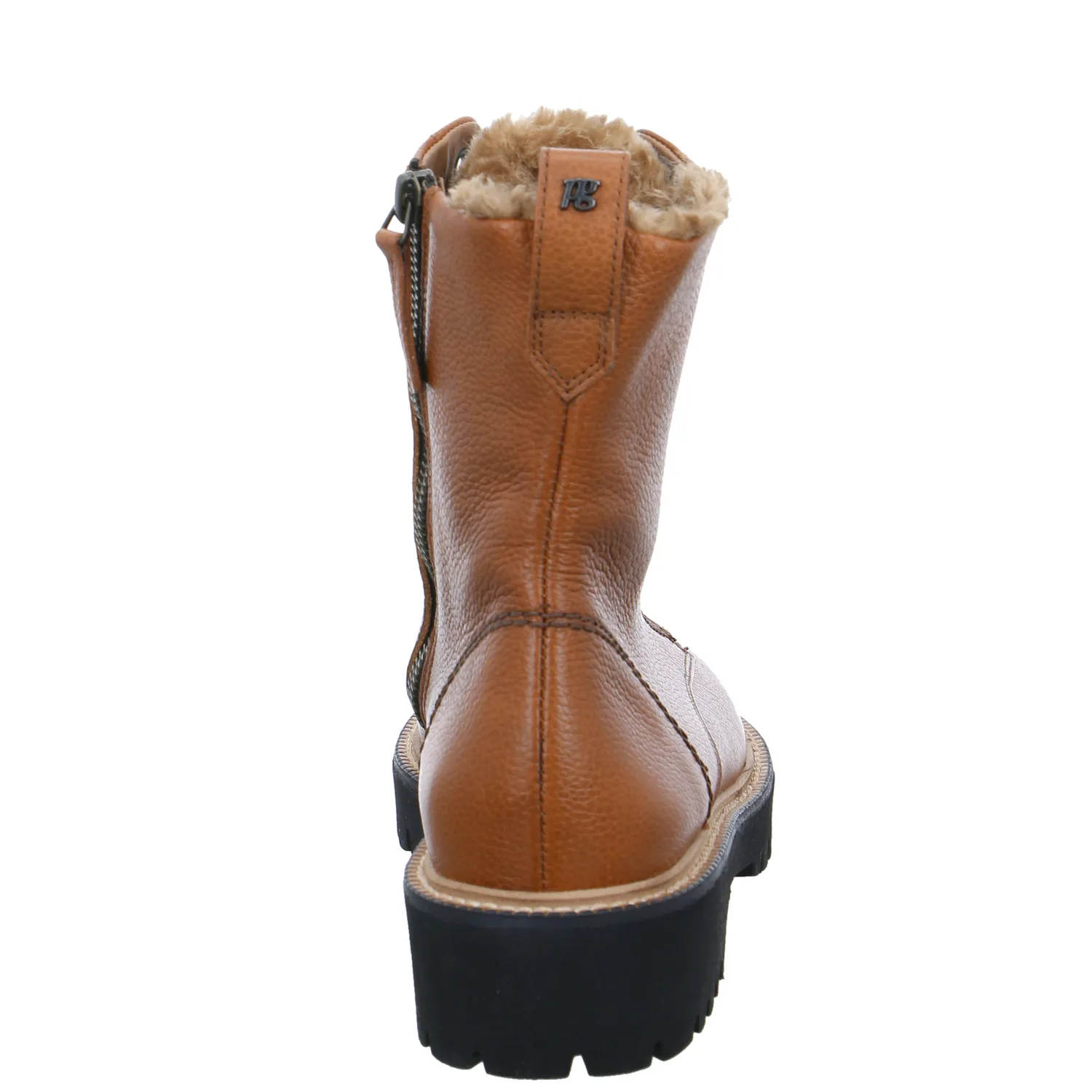 PAUL GREEN Boot Cognac Leder