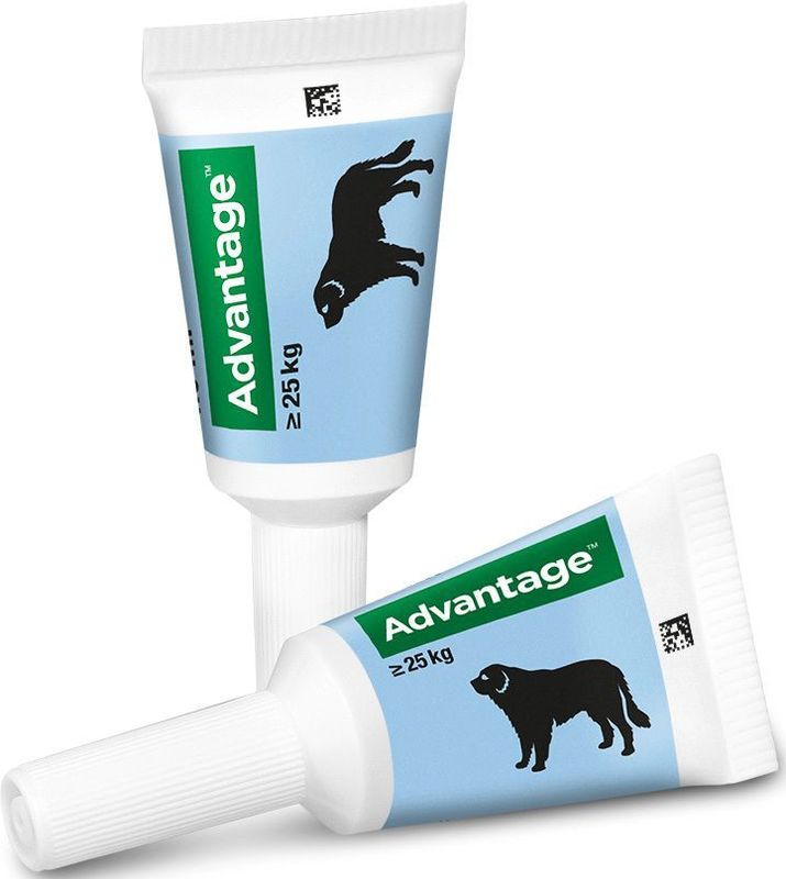 Advantage® 400 voor Honden vanaf 25 kg - Dubbelpak 2 x 4 Pipetten - BE