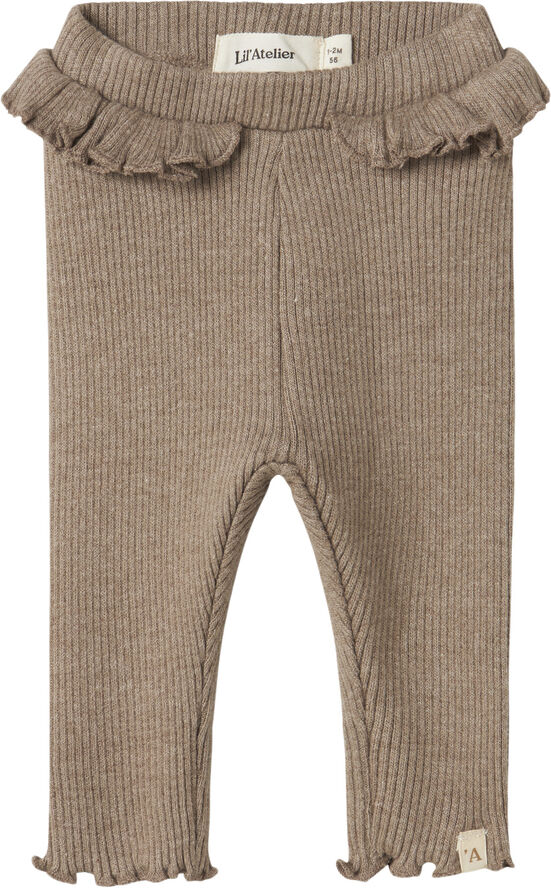 Lil' Atelier NBFSOPHIA SIA SLIM LEGGING LIL Rugby tan
