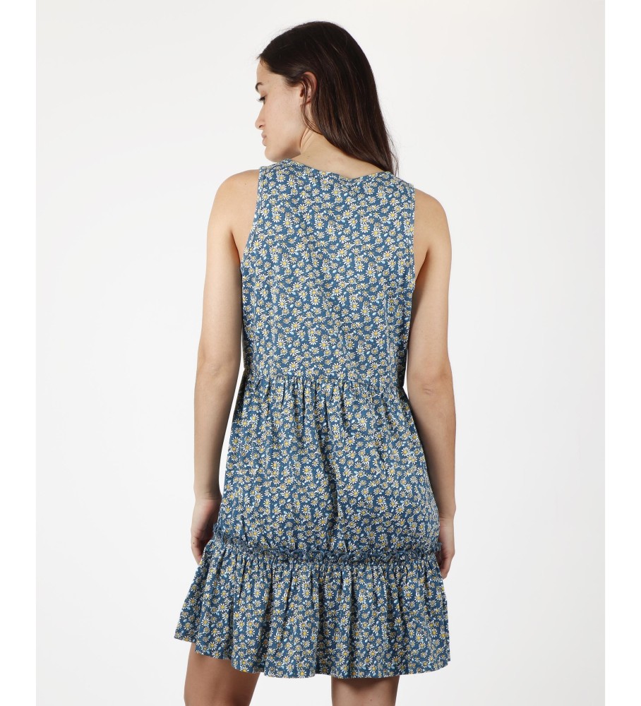Vestido azul margarida Admas