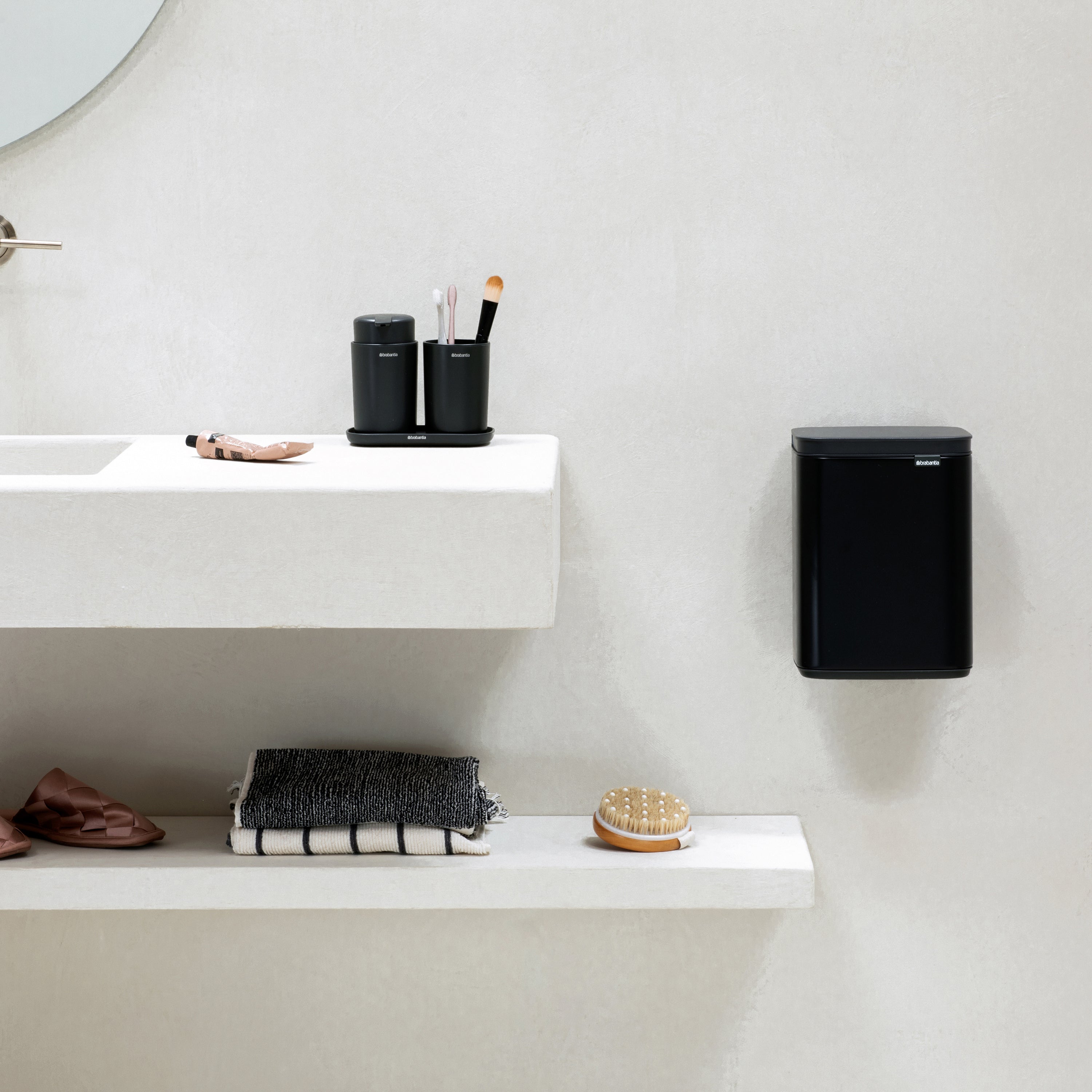 Brabantia Bo Afvalemmer 4 L - Matt Black
