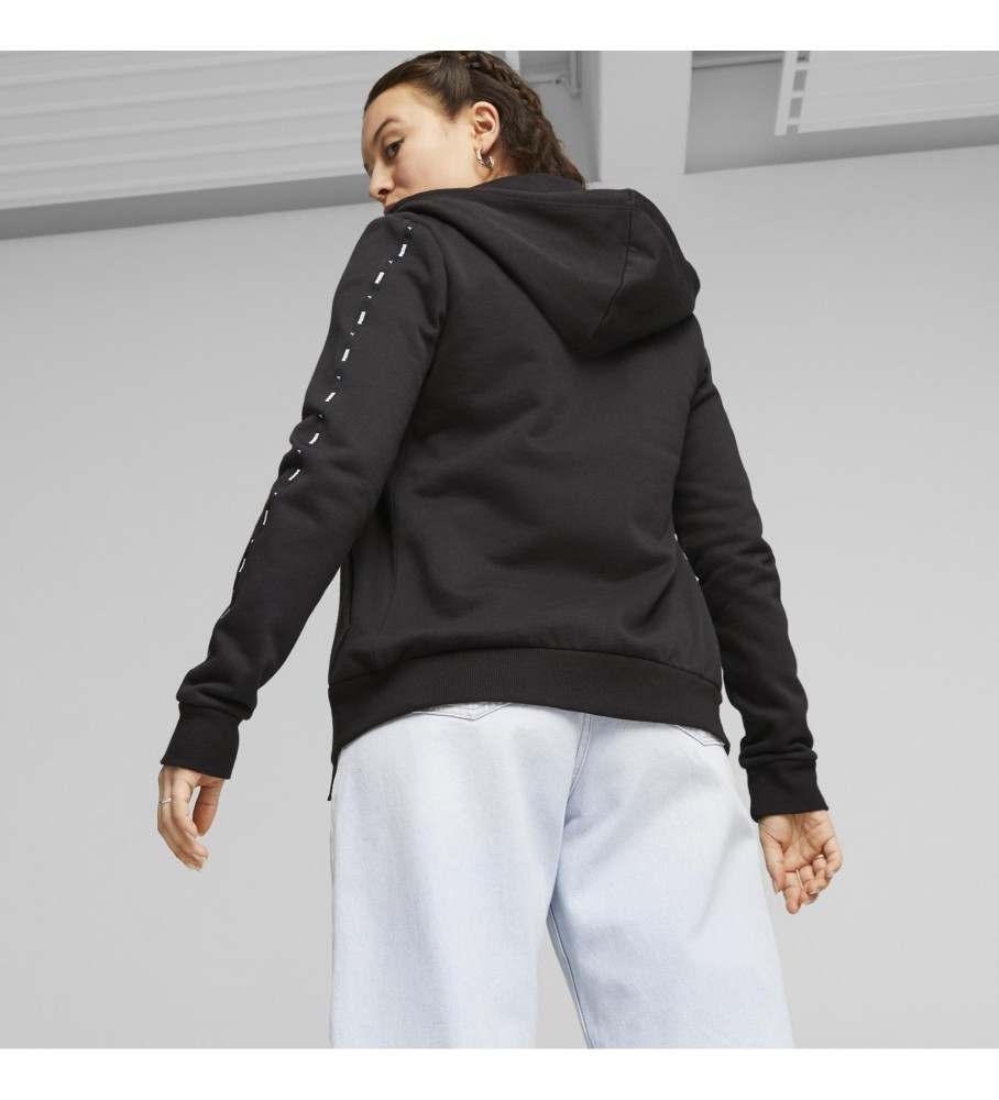 Moletom preto Puma Essential Tape
