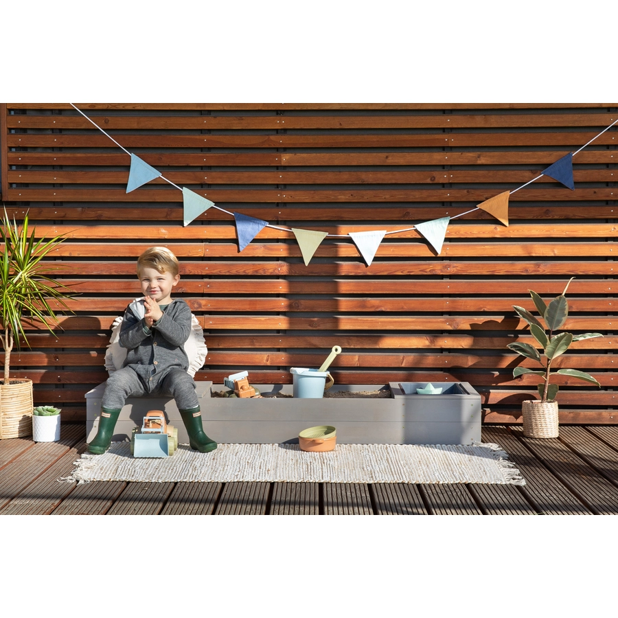 MUDDY BUDDY® Sandkasten Space Saver, warmgrau