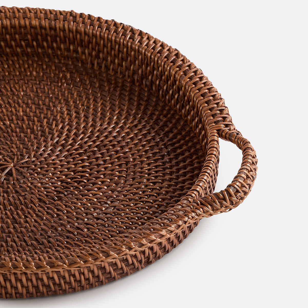 LA REDOUTE INTERIEURS<br>Bandeja redonda de vime, Taran