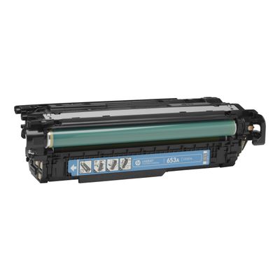HP 654A - cyan - cartouche laser d'origine