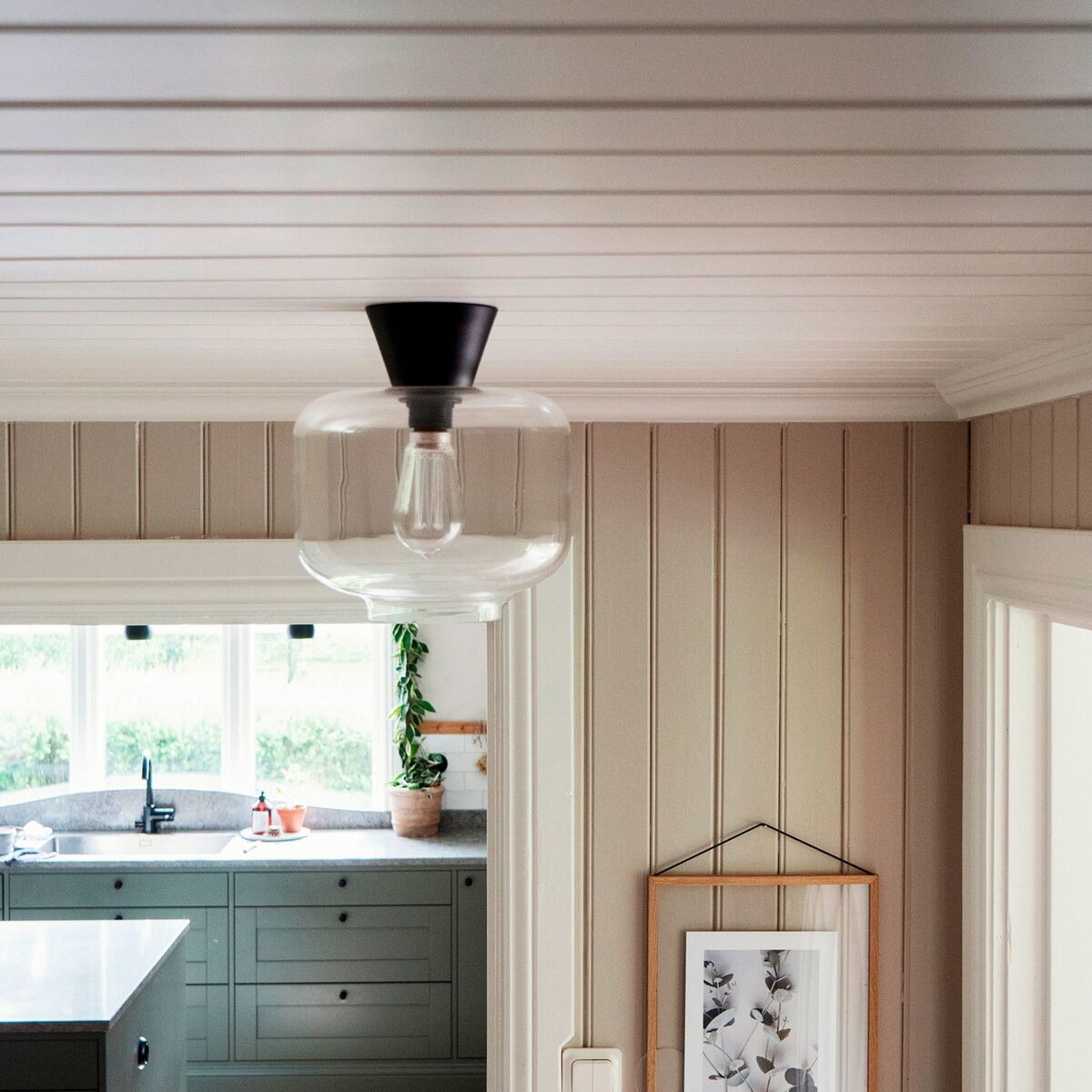 Ritz Plafond, klar/svart