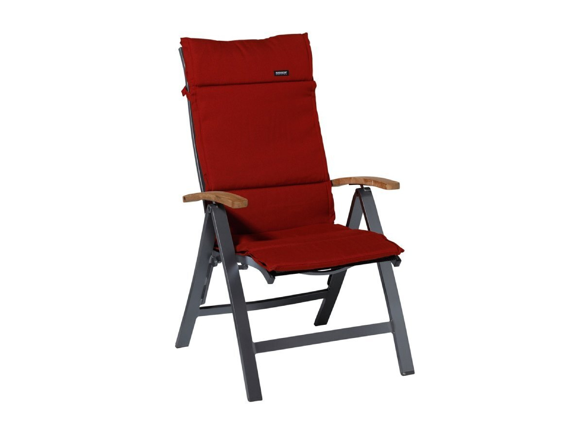 Madison Rib red Fiber tuinkussen