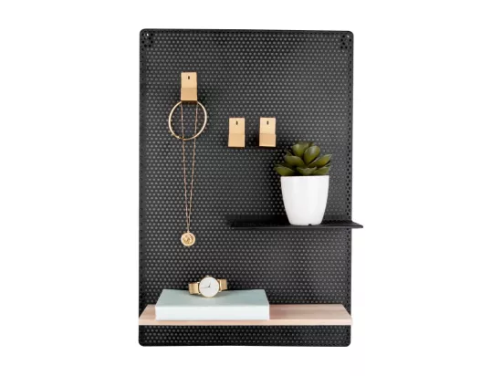 Tableau mémo Perky Mesh Noir Present Time