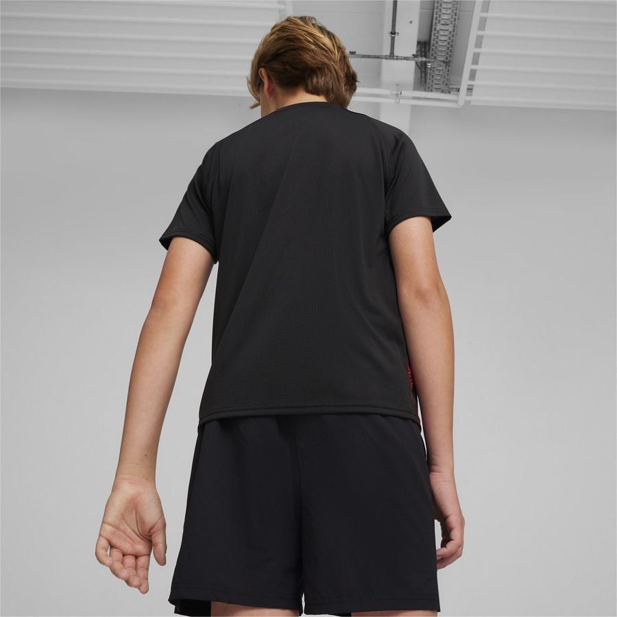Milan AC T-shirt d'Entraînement Avant-Match - Noir/Rouge Enfant