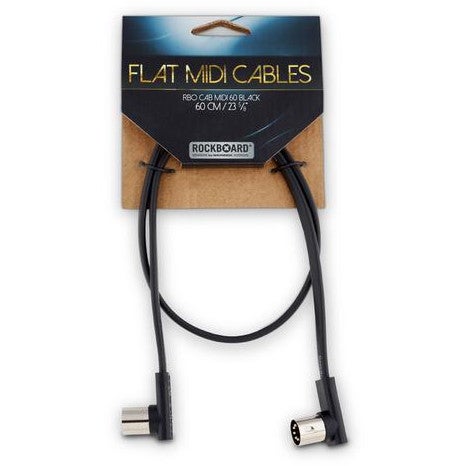 RockBoard Flat MIDI Cable haaks 60 cm