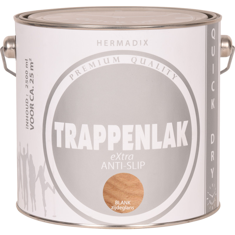 Hermadix trappenlak anti-slip 2,5L extra blank