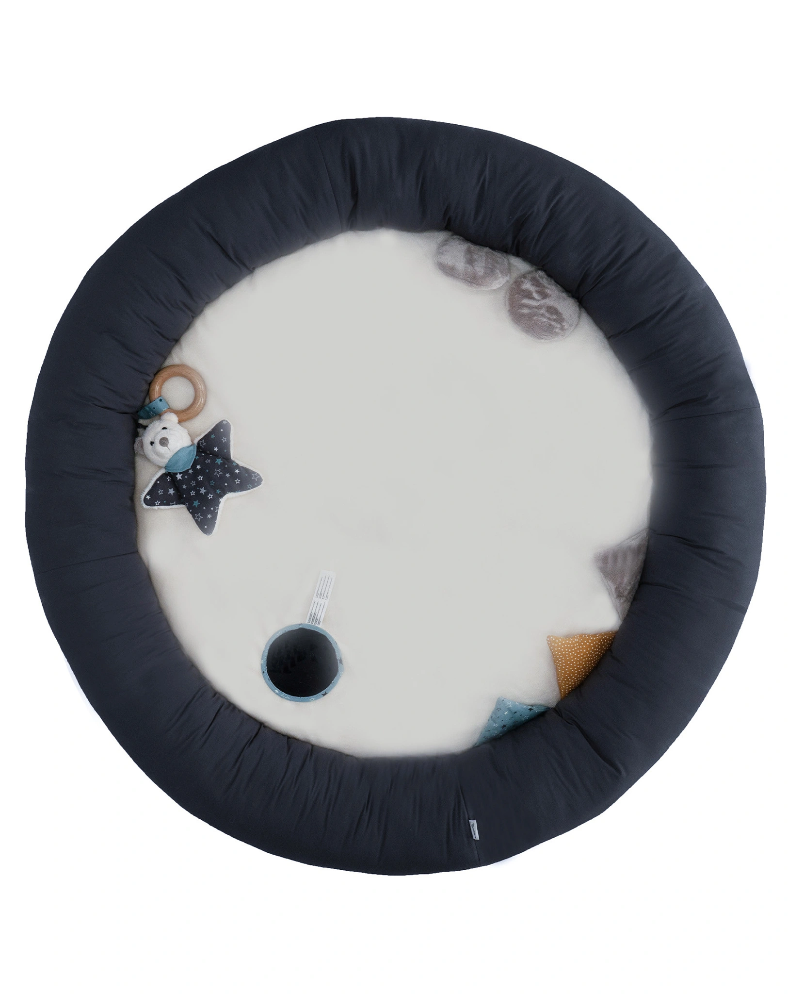Krabbeldecke ELIA EISBÄR (100cm) in ecru