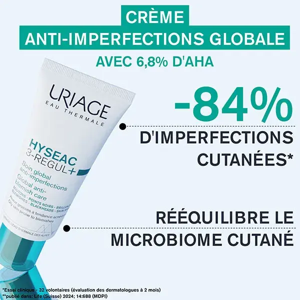 Uriage Hyséac 3-Régul+ Tratamento Anti-Imperfeições Global 40ml