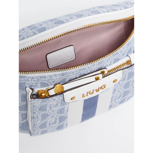 Liu Jo - Riñonera jacquard con logotipo Azul