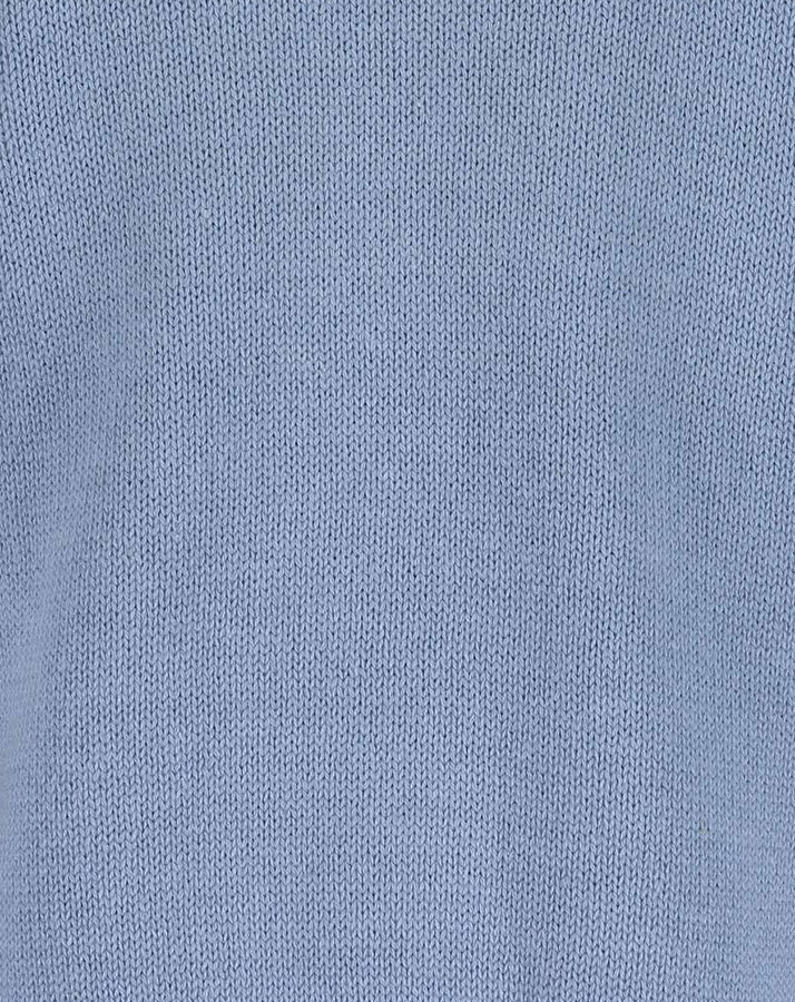 Strickpullover ENJOY LIFE – JAQUARD in mittelblau