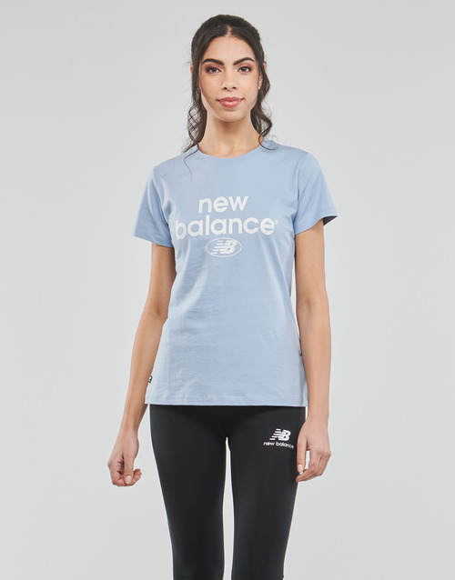 New Balance - ESSENTIALS GRAPHIC ATHLETIC FIT SHORT SLEEVE - Bleu