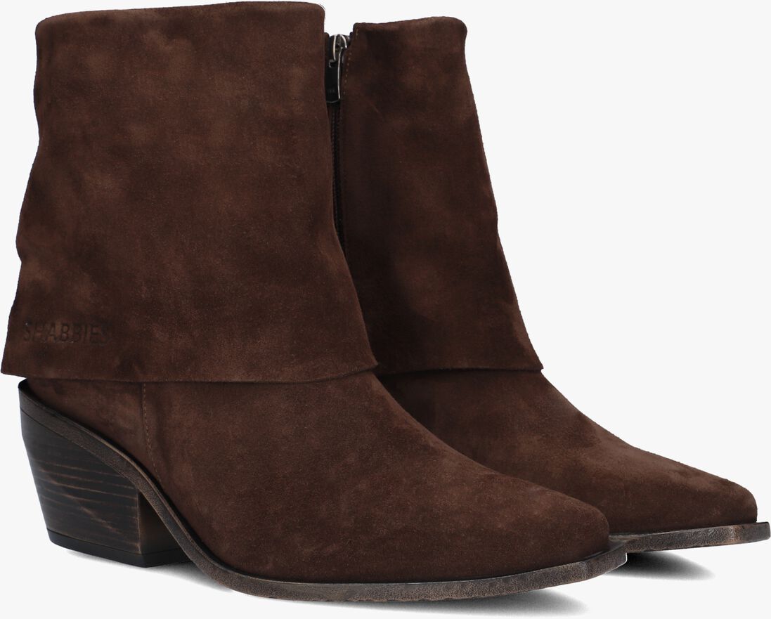 bruine shabbies enkellaarsjes jaira double