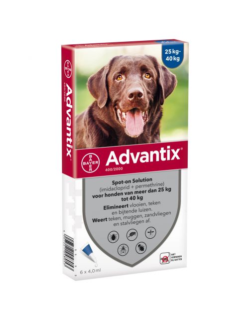 Advantix Spot On 400 4 ml - Anti vlooien en tekenmiddel