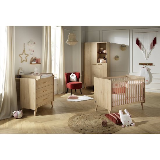 Arty armoire 2 portes   Chêne suave        de               Sauthon Baby's Sweet Home