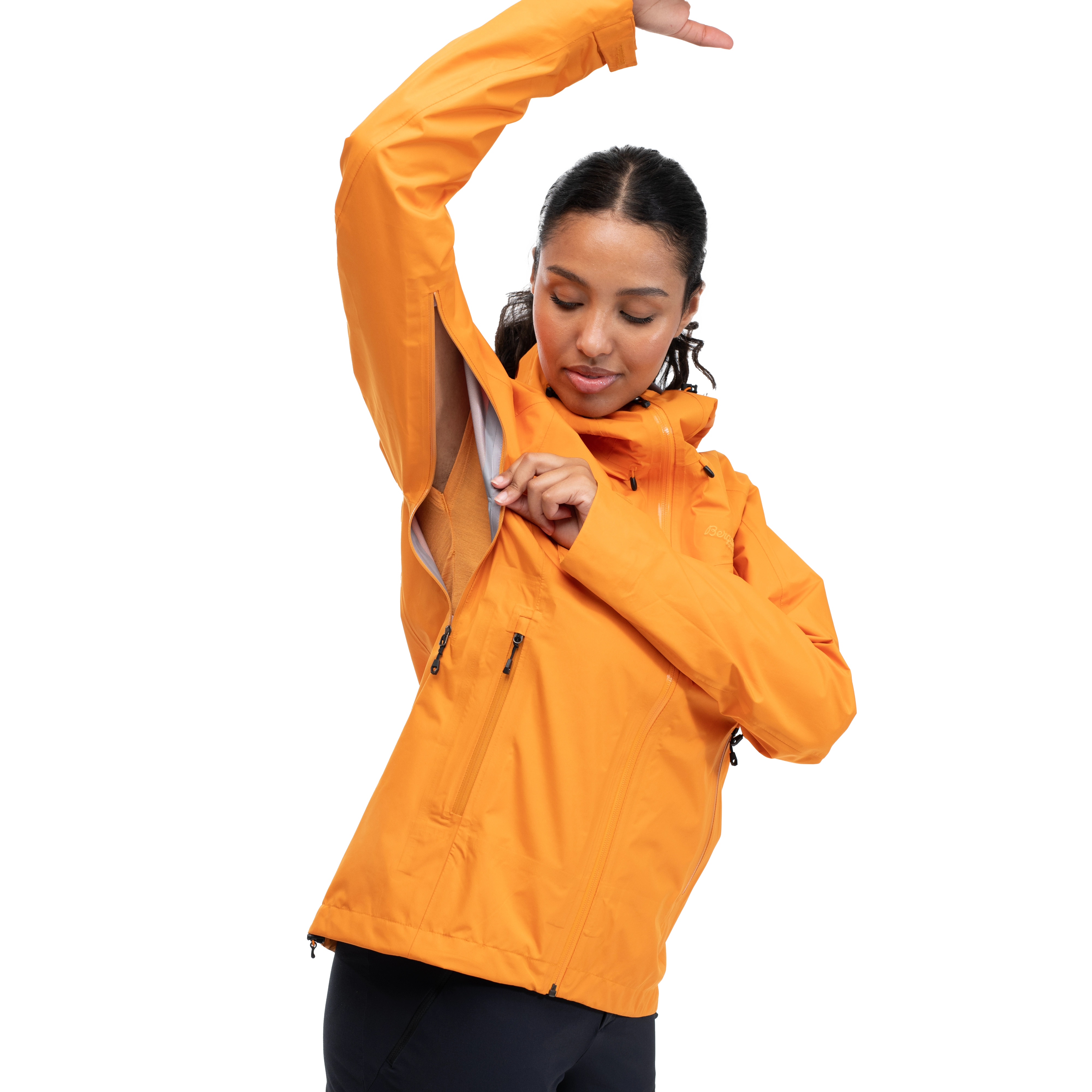 Skar Light 3L Shell Jacket Women Cloudberry Yellow