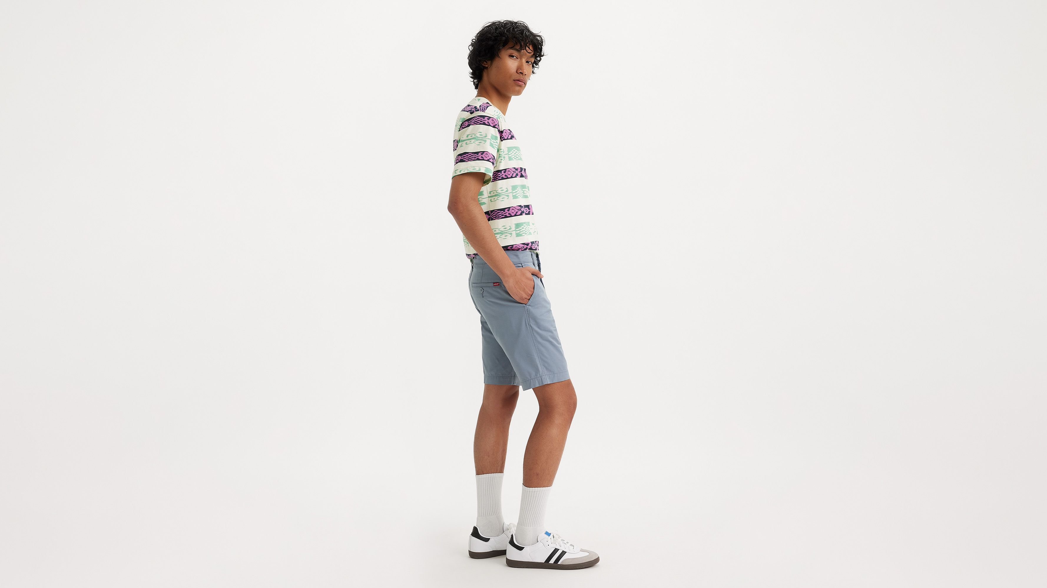 Short XX Chino Standard - Kano Blue S Lt Wgt Msand Twll - Bleu