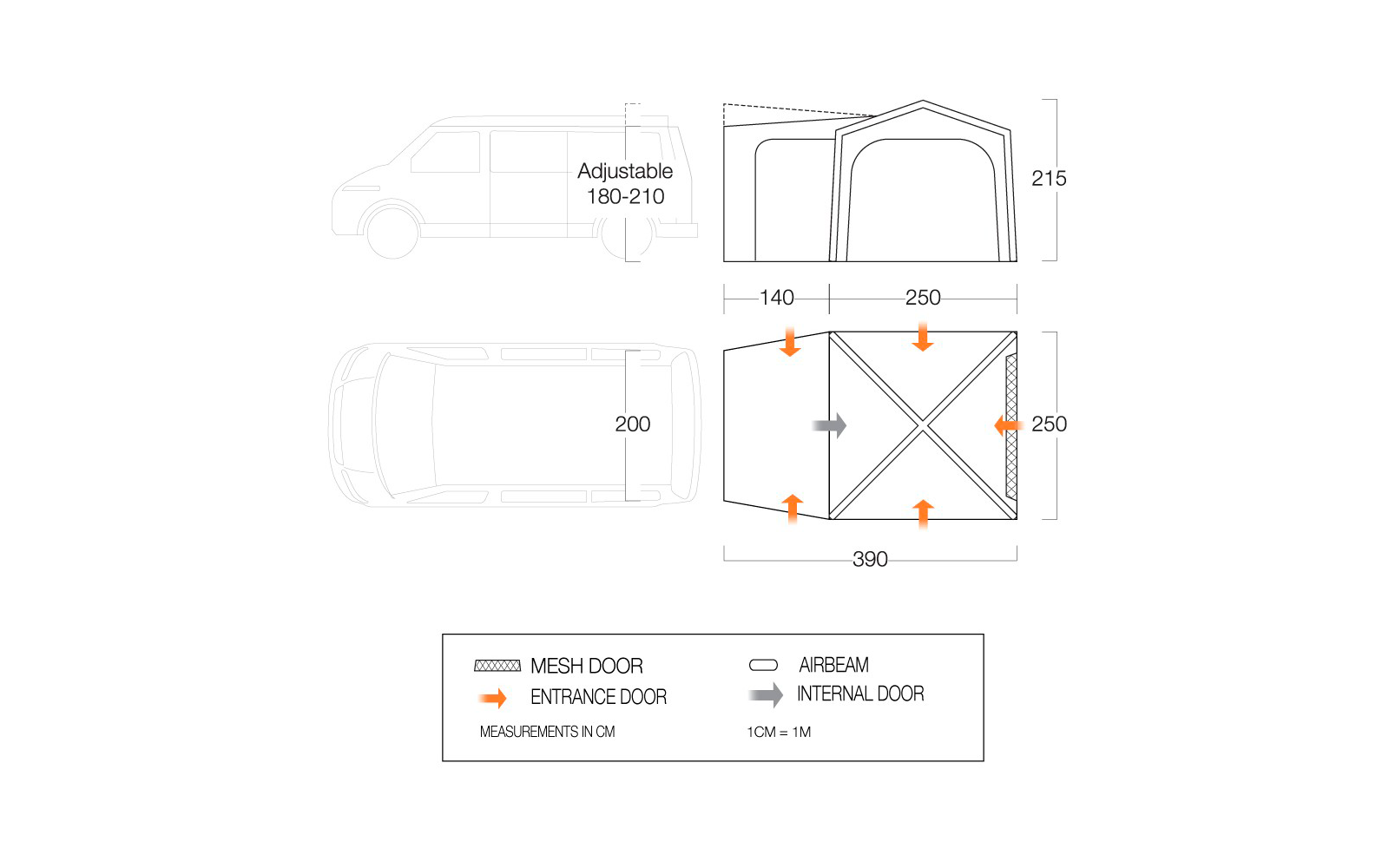 Vango Tailgate AirHub Low