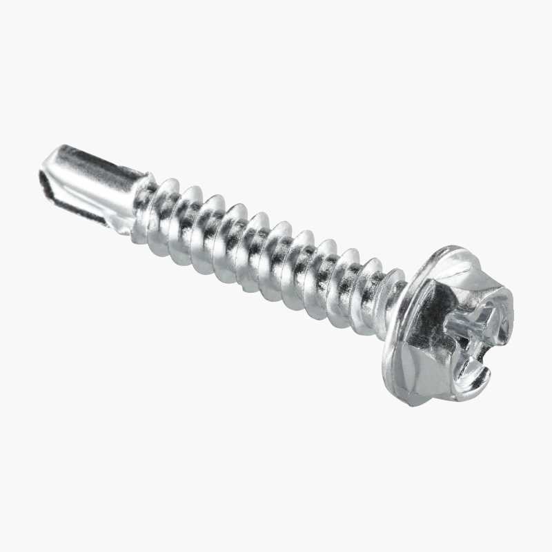 Metall- og monteringsskrue med borespiss 4,2 x 25 mm