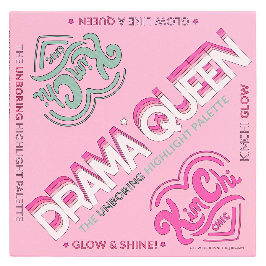 KimChi Chic Drama Queen Highlight Palette The Unboring 18g