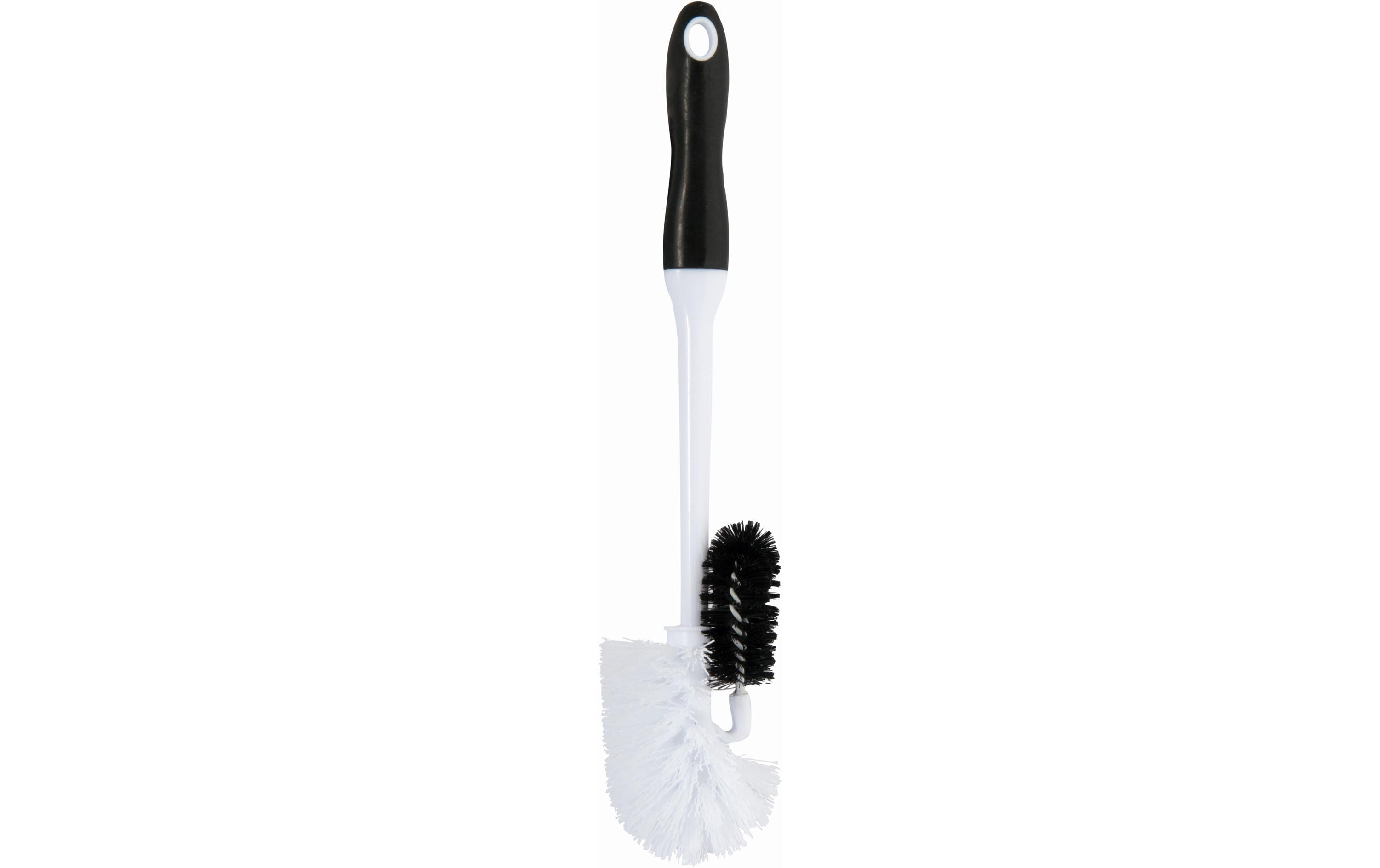 Toilettenbürste Schwarz/WeissErsatz Toilettenbürste mit Kratzer