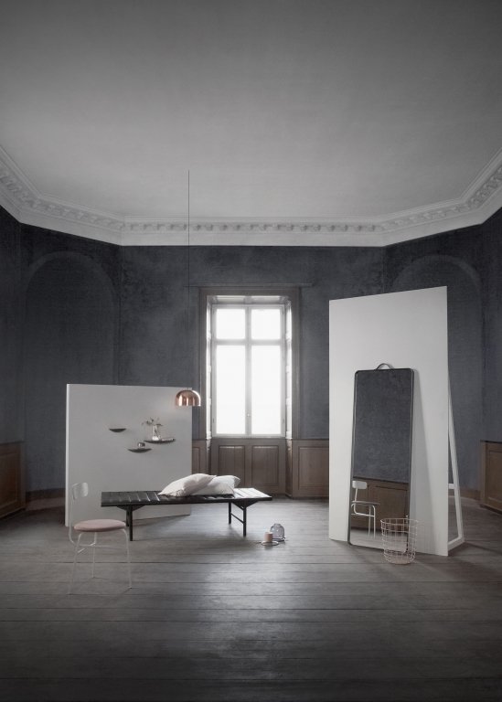 Audo Copenhagen Norm Floor spiegel zwart